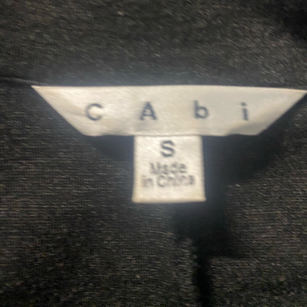 CAbi Women’s Casual Charcoal Ponte Knit Lisbon Topper Jacket  size Small - Picture 6 of 9